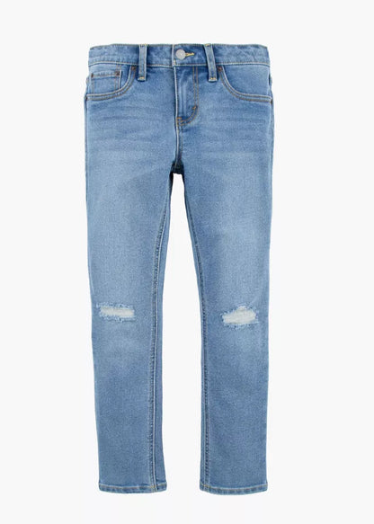 Skinny Ripped Taper Jeans Niño