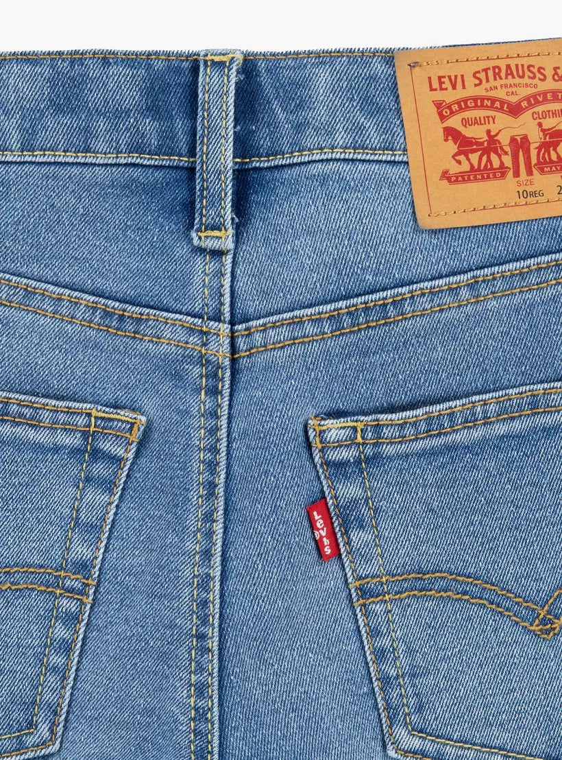 Skinny Ripped Taper Jeans Niño