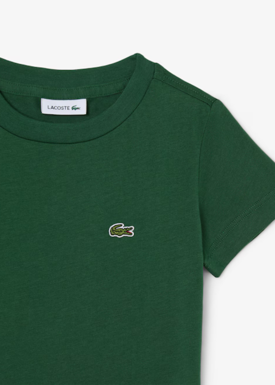 Camiseta Lacoste Verde Minimalista