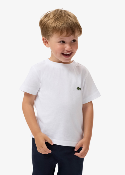 Camiseta Lacoste Blanco Minimalista