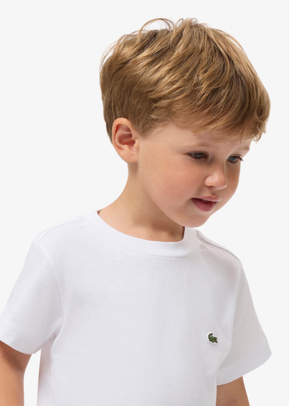 Camiseta Lacoste Blanco Minimalista