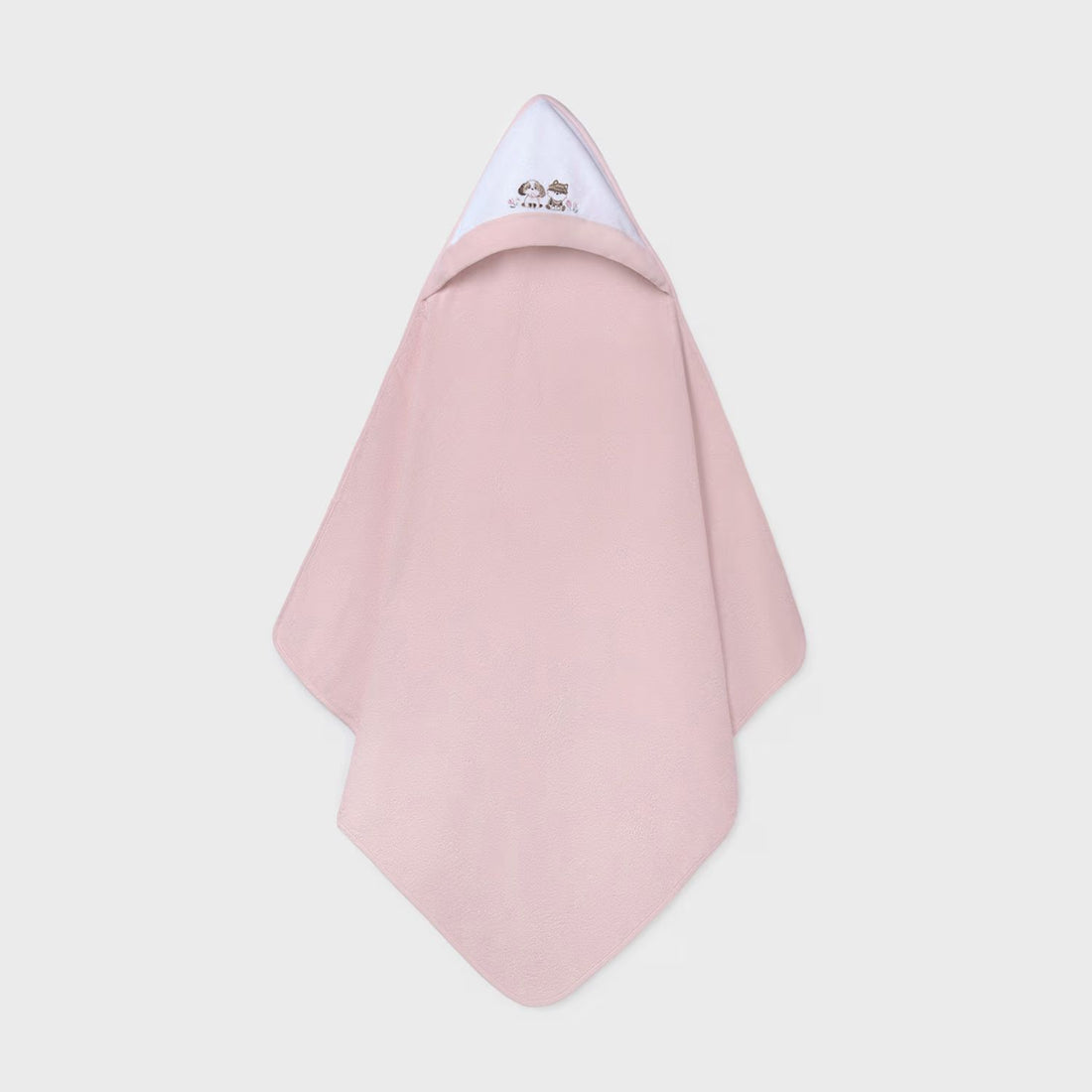 Toalla Gorro Puppy Friends Rosa Baby