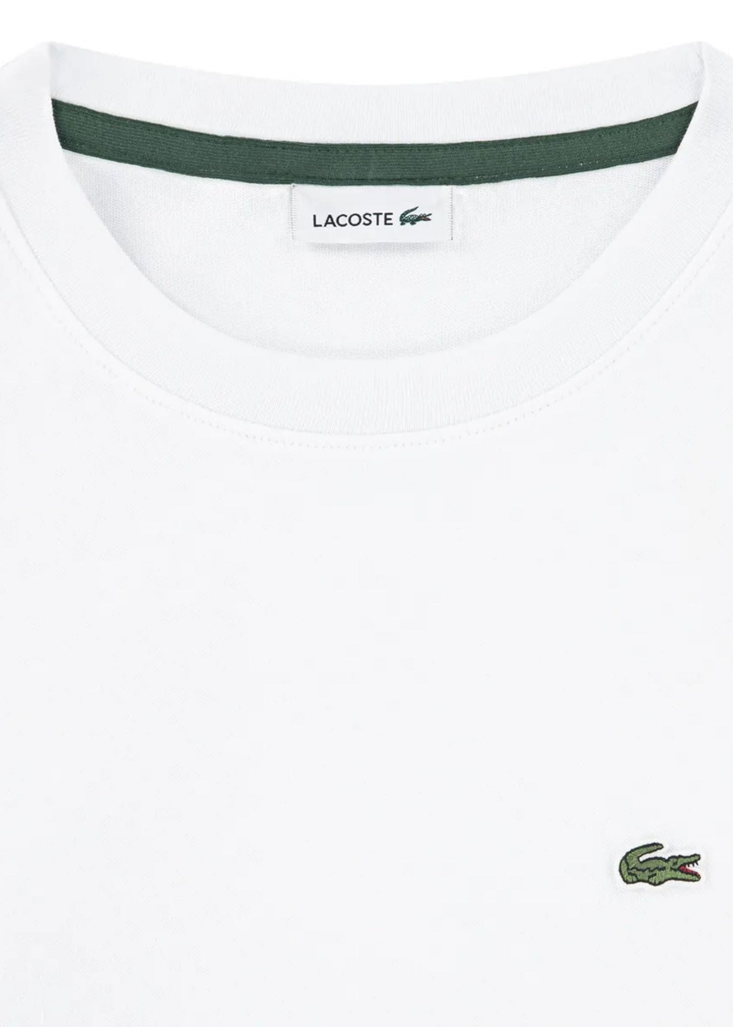 Camiseta Lacoste Minimalista Blanca