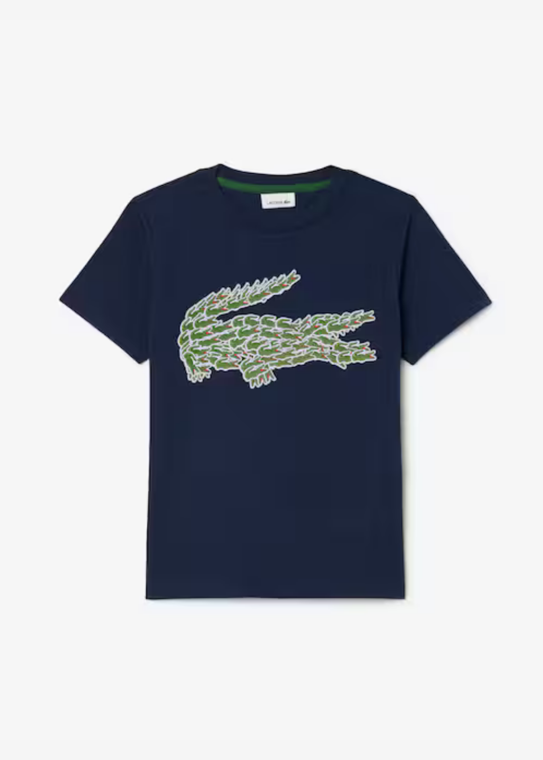 Camiseta Lacoste Azul Multi Croco