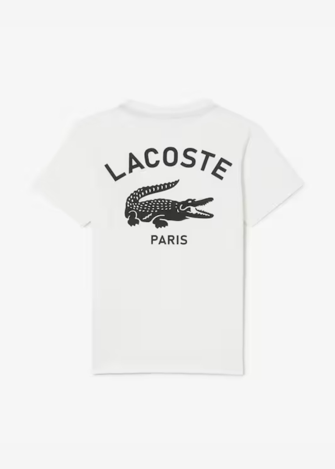 Camiseta Lacoste Blanca Maxi Print