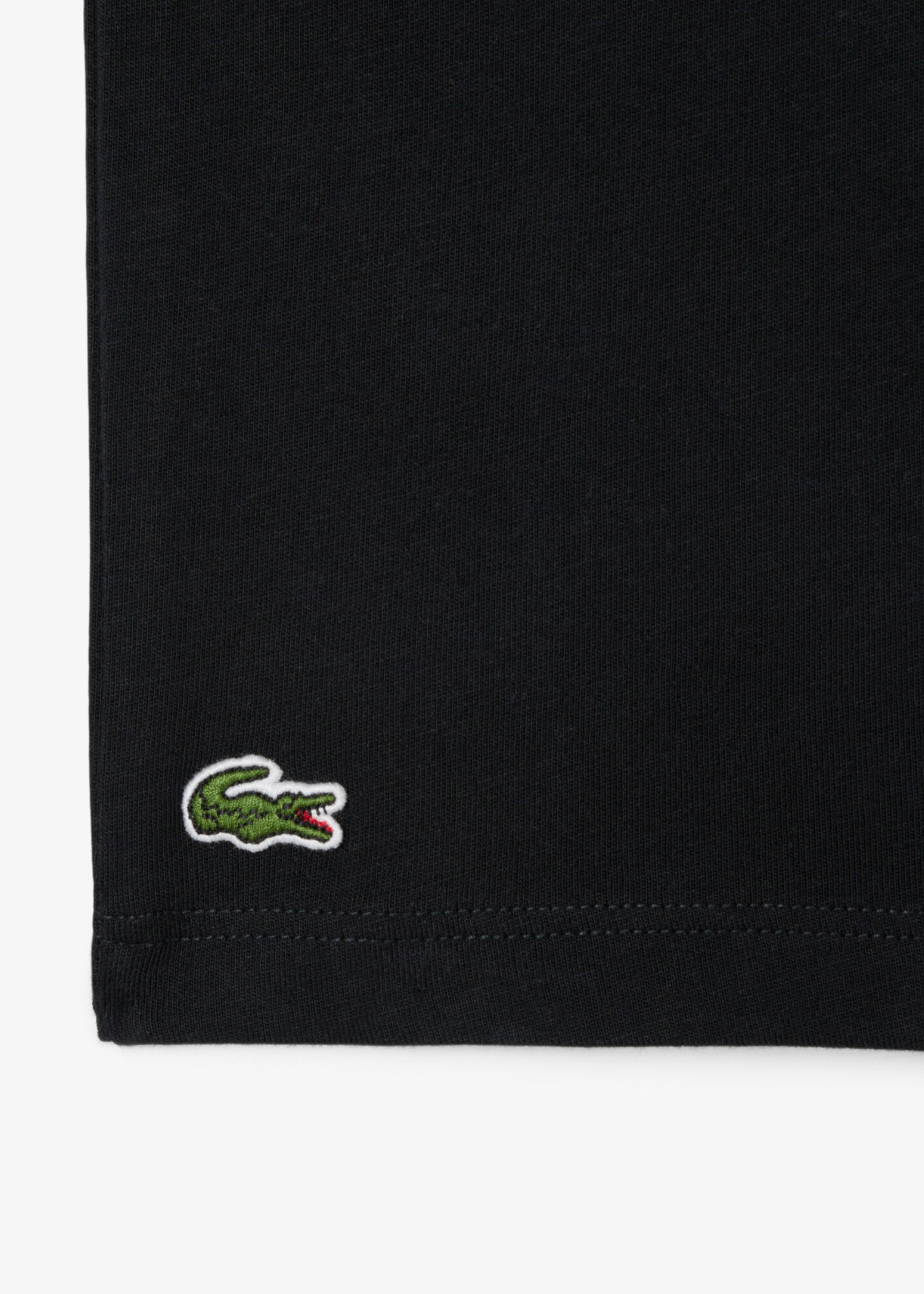 Camiseta Lacoste Negra Maxi Print