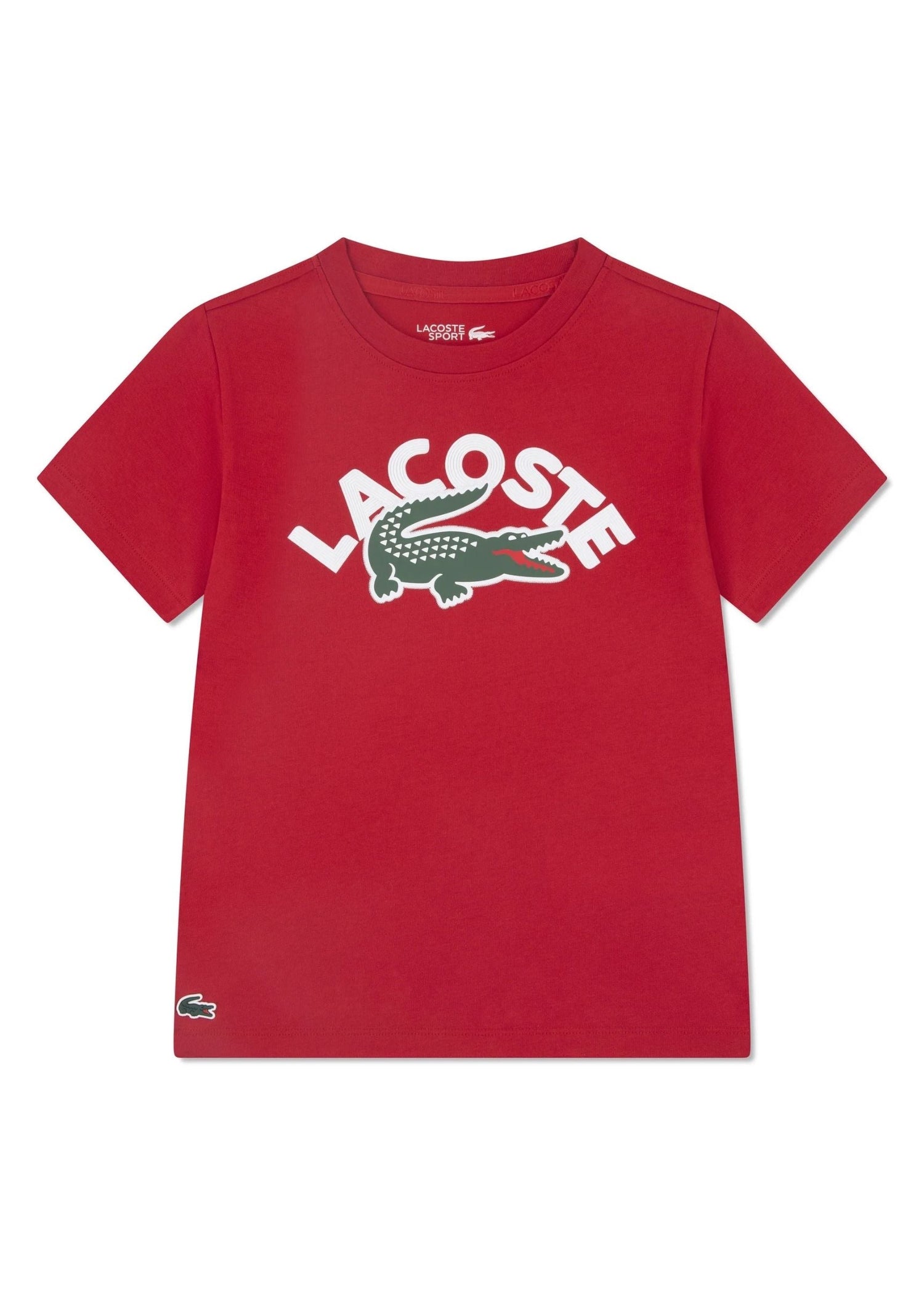 Camiseta Lacoste Maxi Logo Rojo