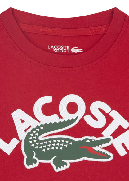 Camiseta Lacoste Maxi Logo Rojo