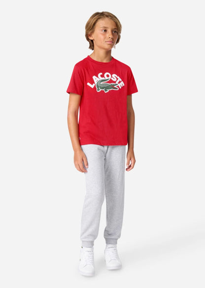 Camiseta Lacoste Maxi Logo Rojo