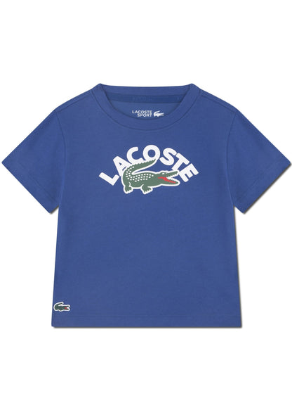Camiseta Lacoste Maxi Logo Azul