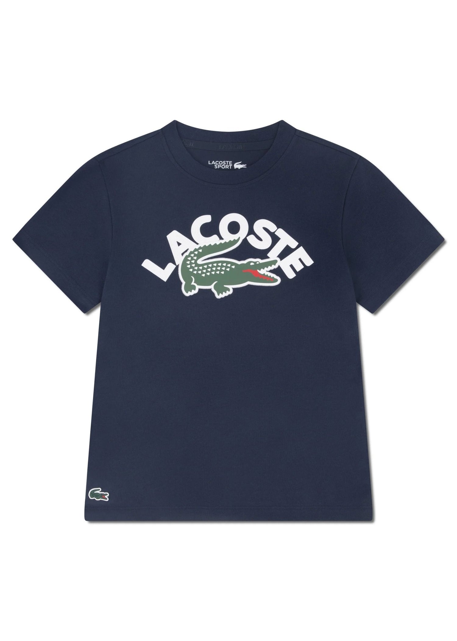 Camiseta Lacoste Maxi Logo Azul