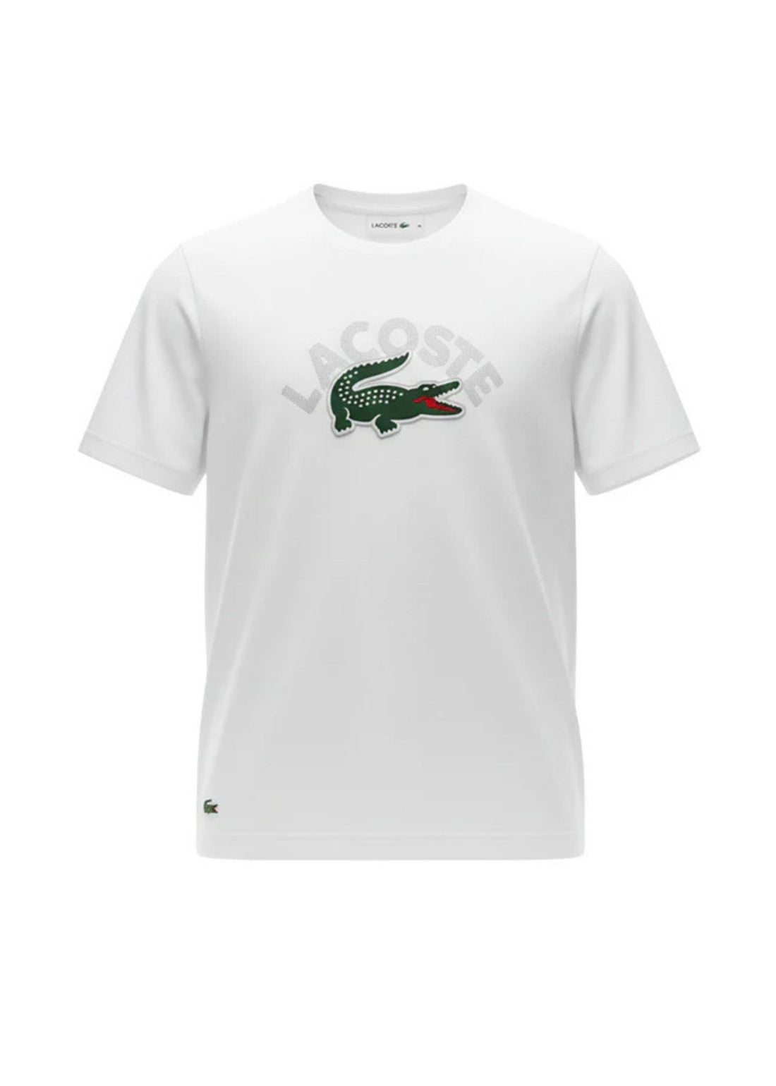 Camiseta Lacoste Maxi Logo Blanco