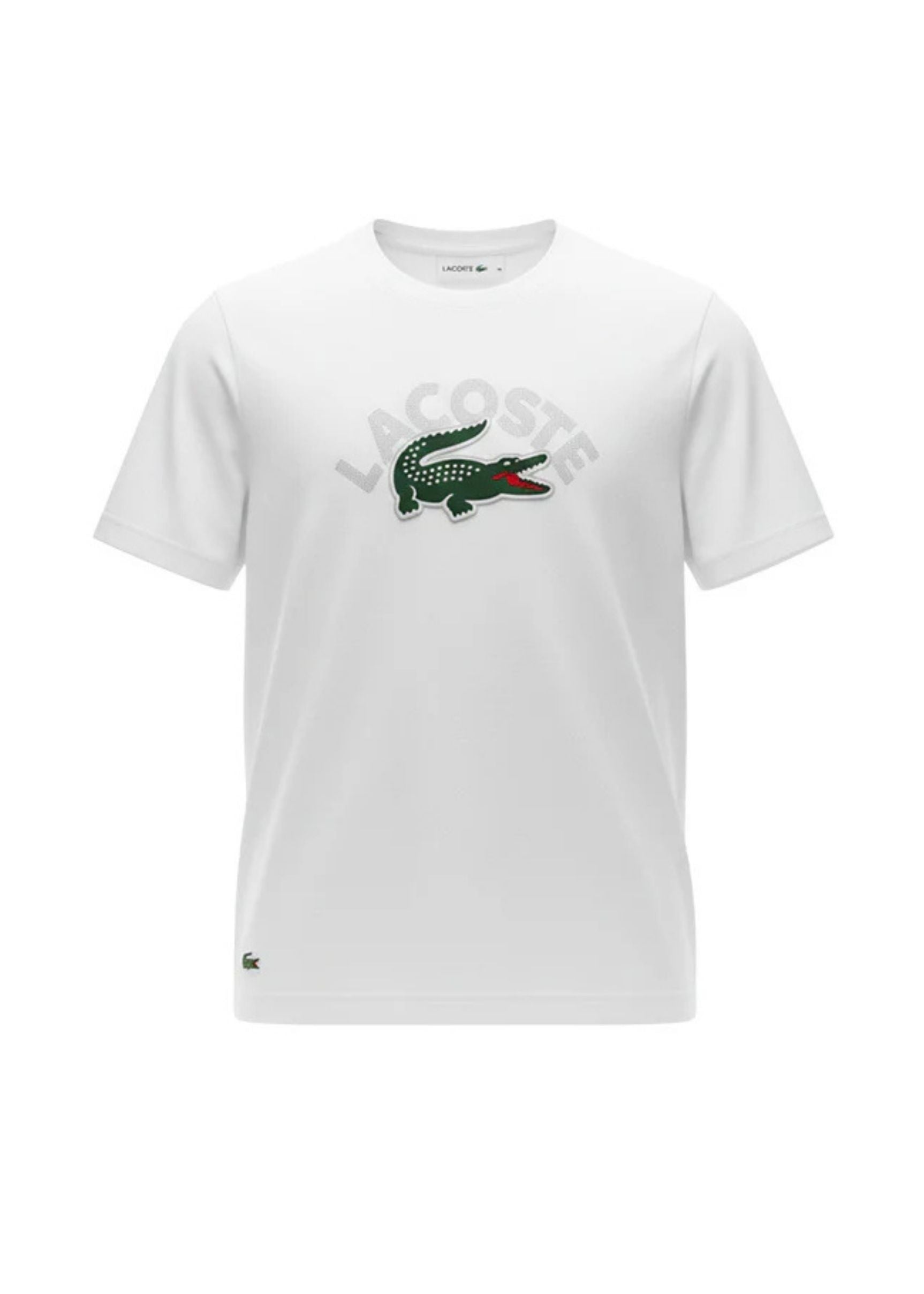 Camiseta Lacoste Maxi Logo Blanco