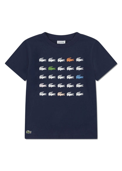Camiseta Croc Grid Azul