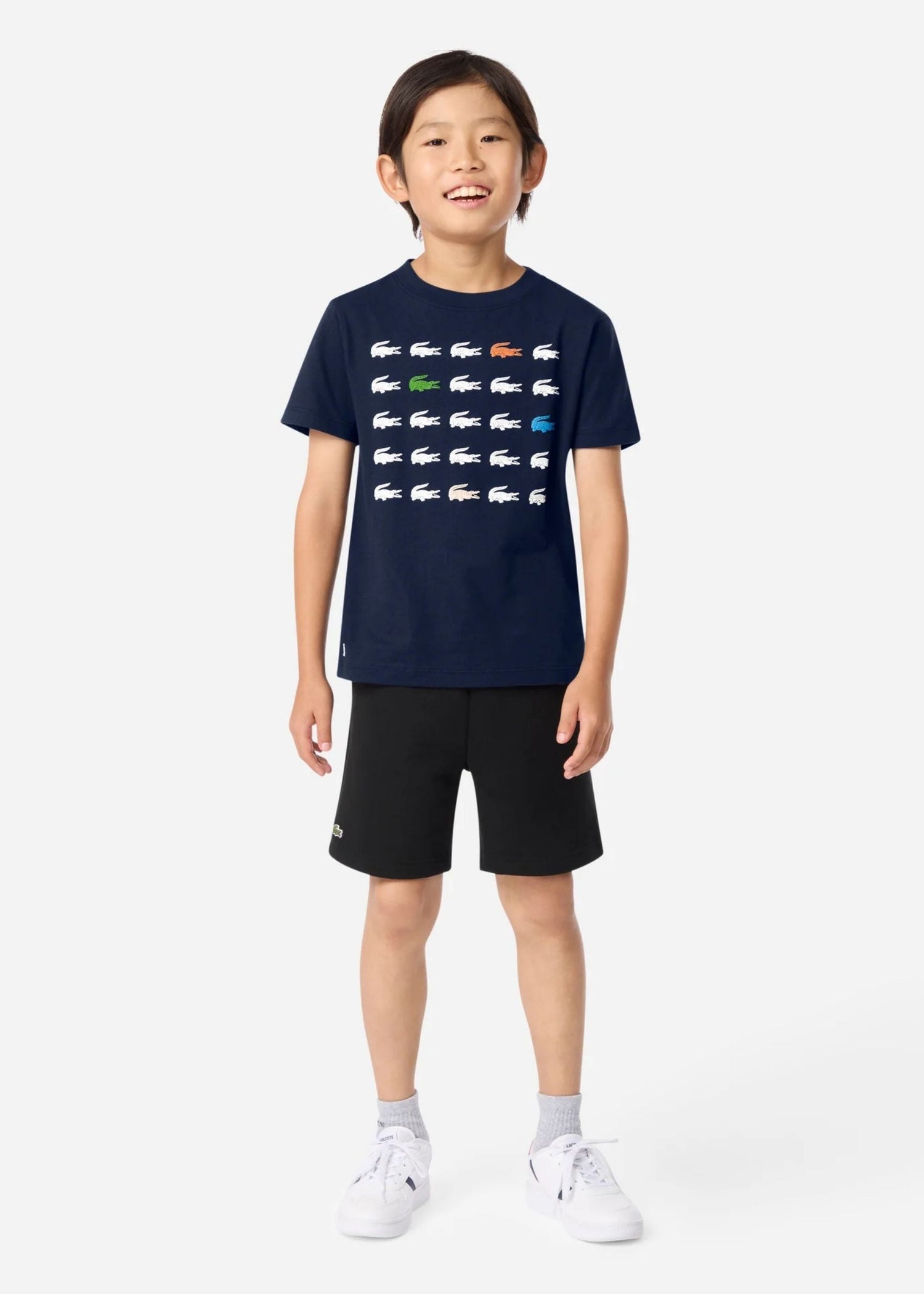 Camiseta Croc Grid Azul