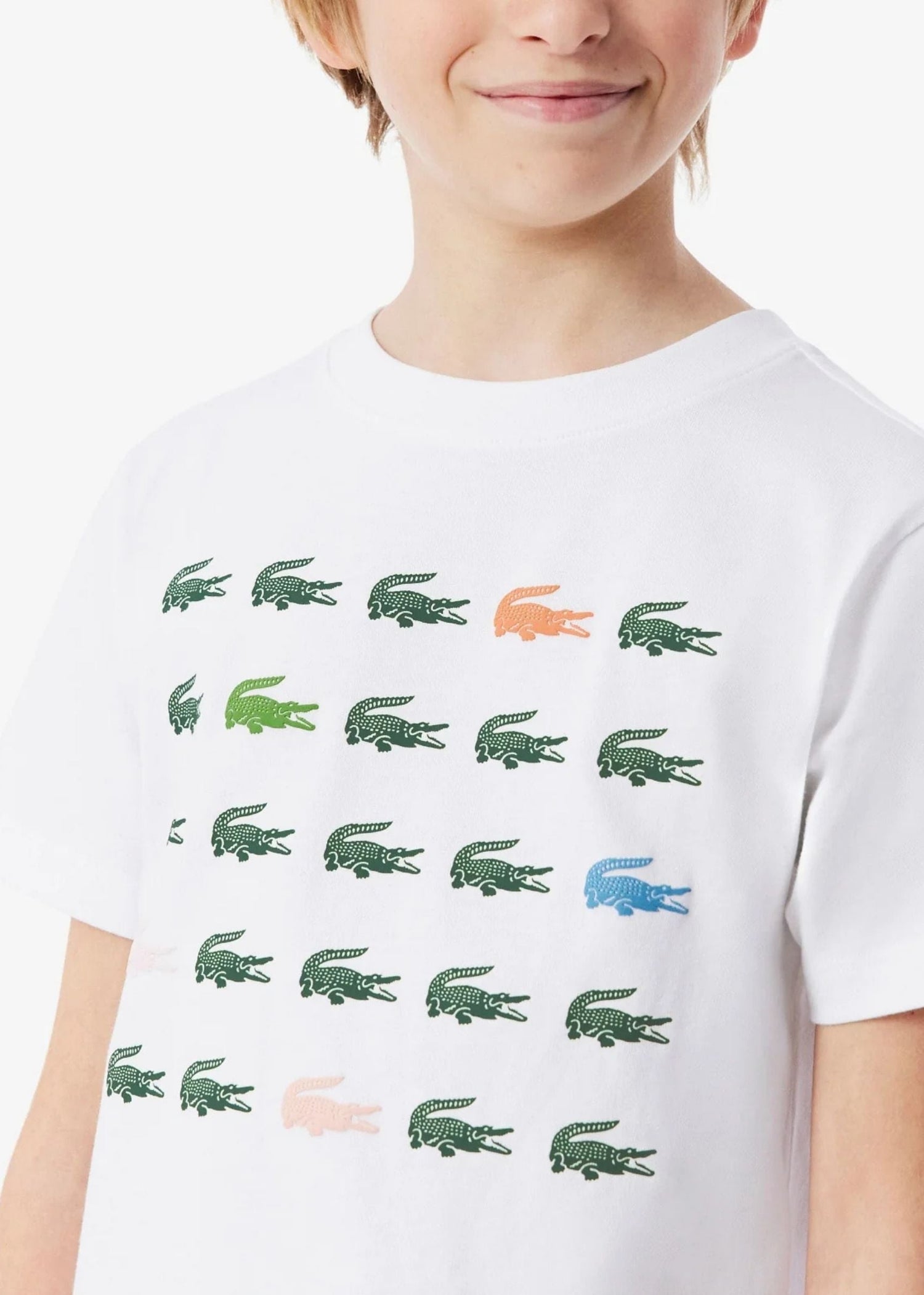 Camiseta Croc Grid Blanco
