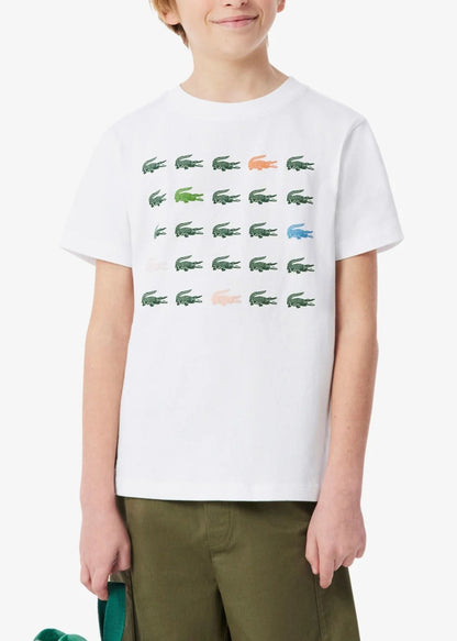 Camiseta Croc Grid Blanco