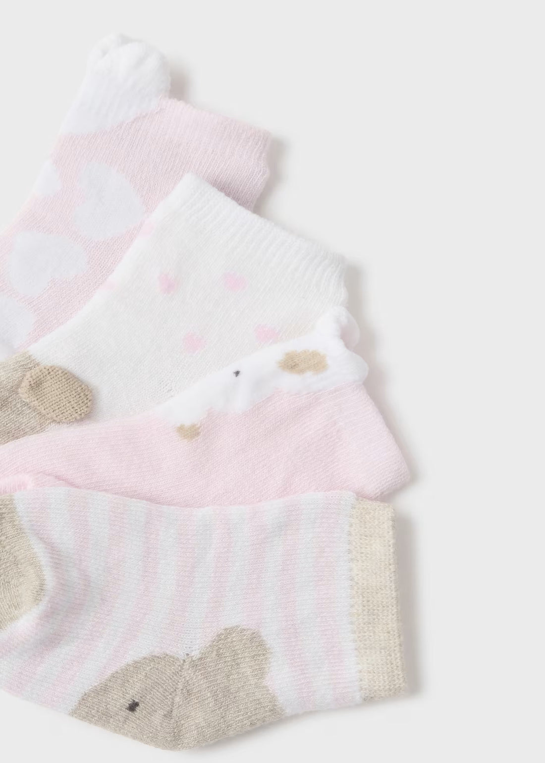 Pack 4 Calcetines Rosa Bunny New Born