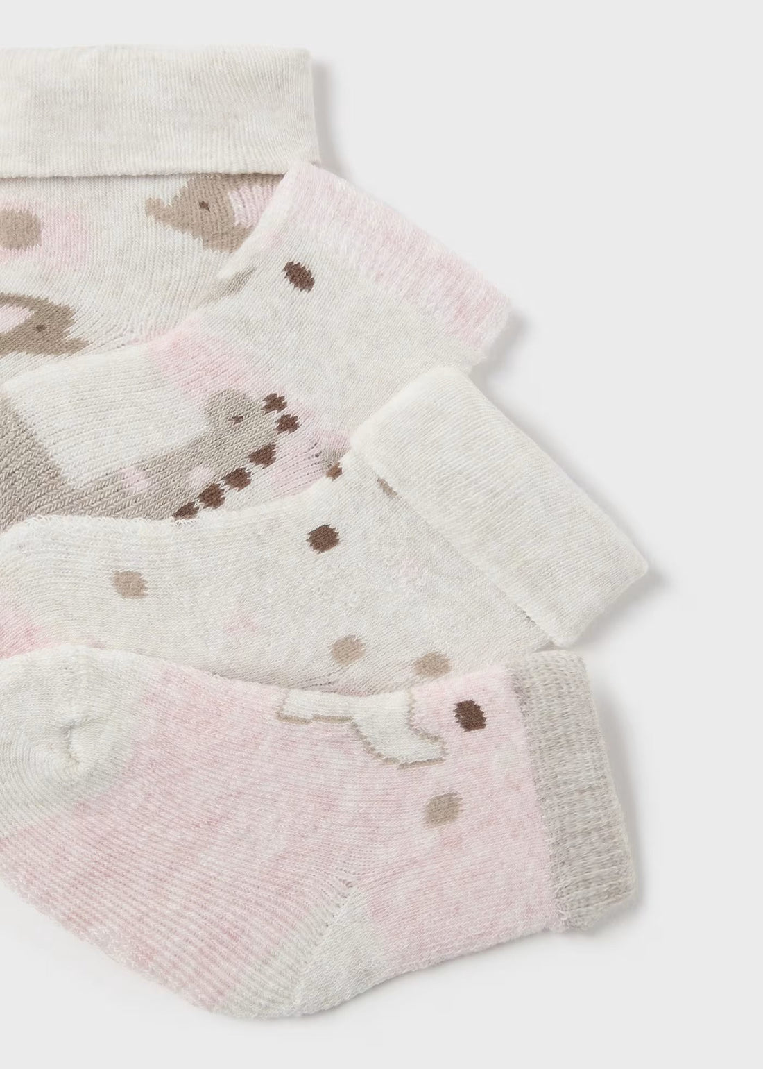 Pack 4 Calcetines Rosa Newborn