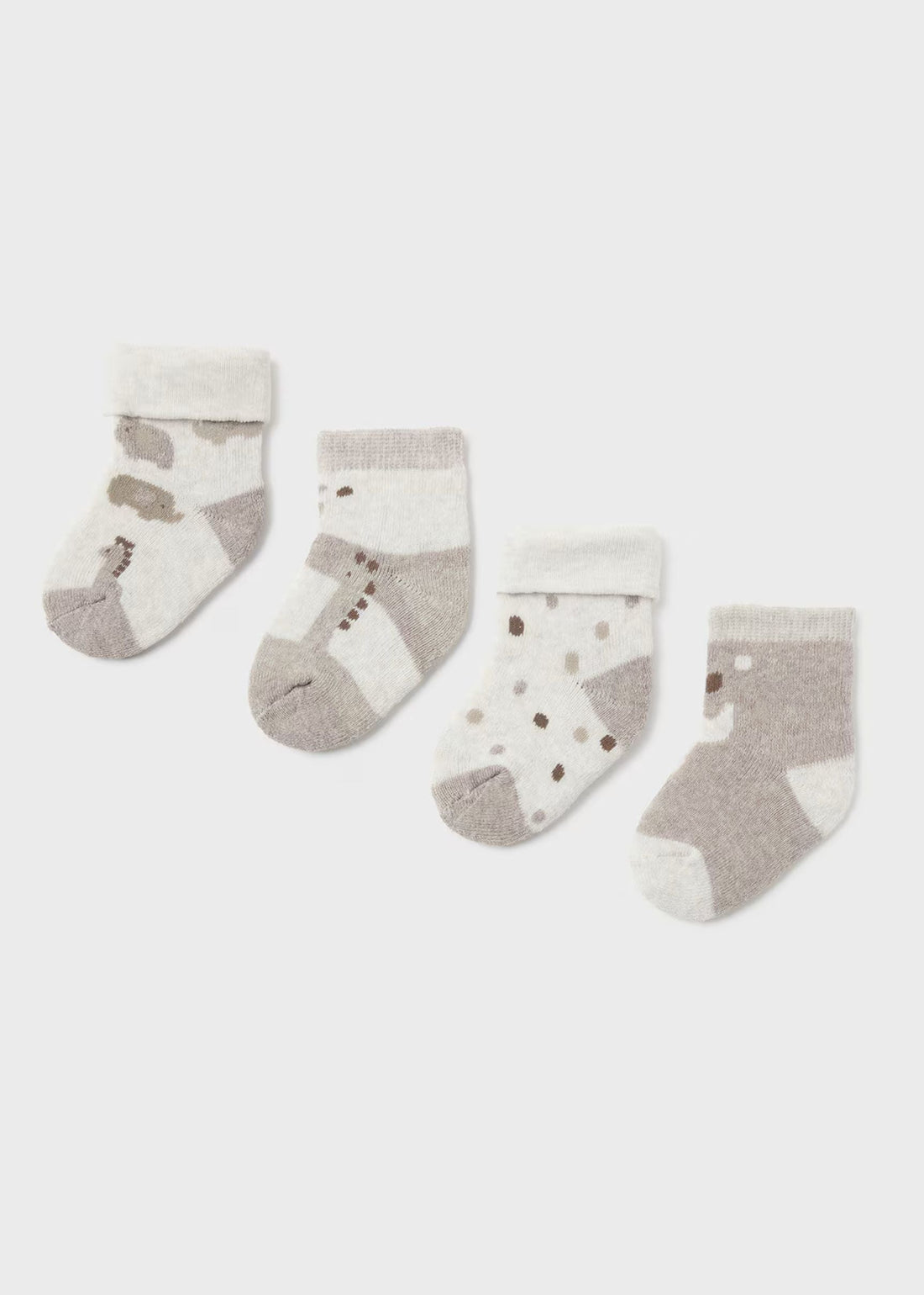 Pack 4 Calcetines Nuez Newborn