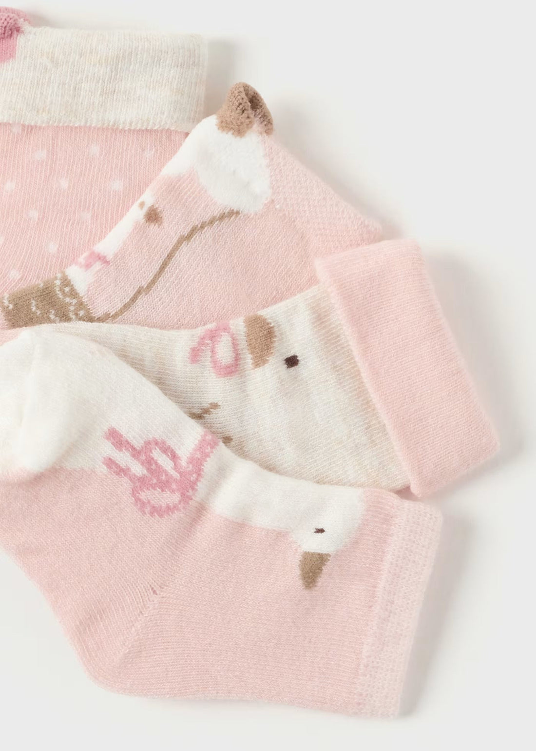 Pack 4 Calcetines Rosa Duck Newborn