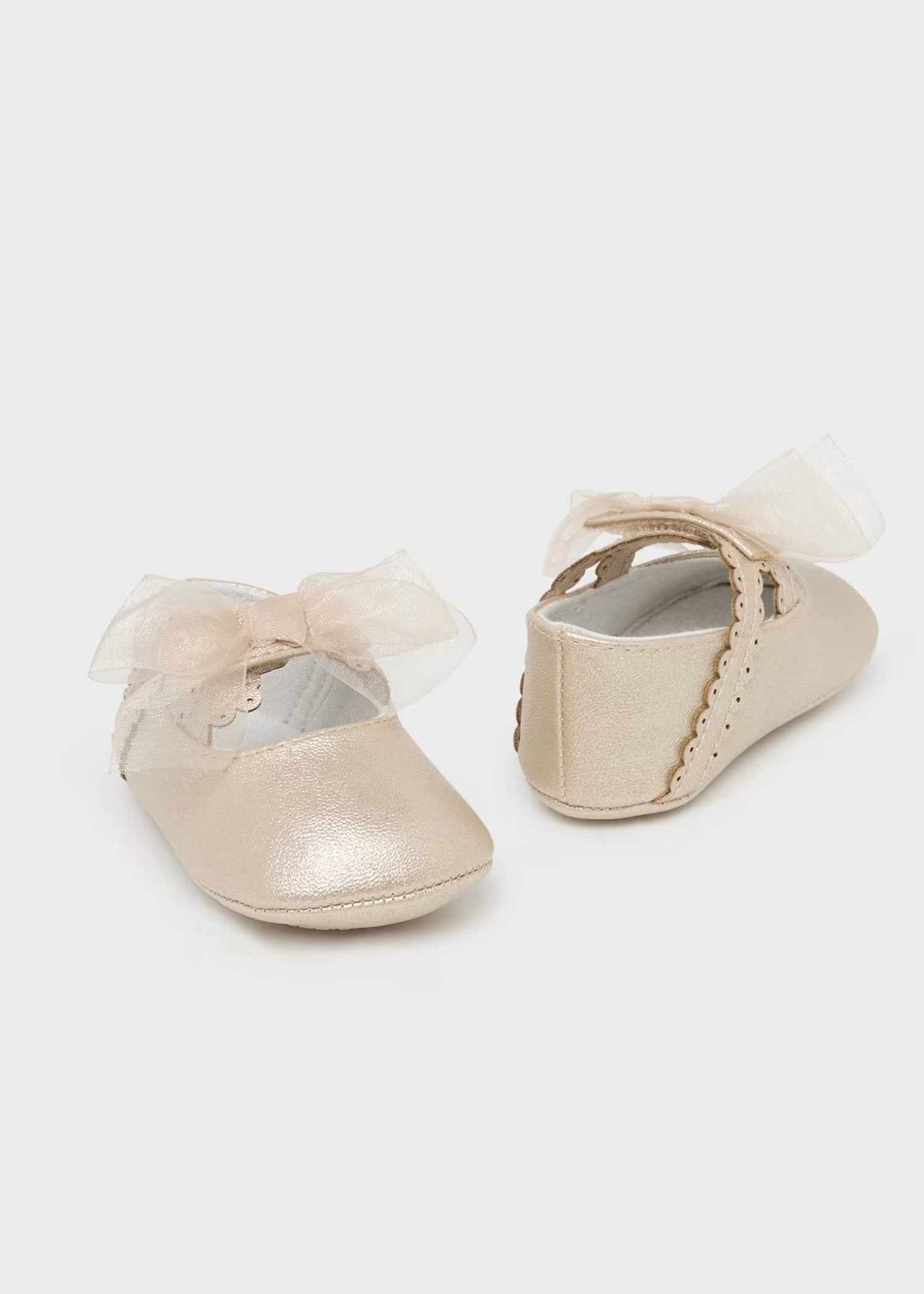 Zapatos Ceremonia Champagne Newborn Niña