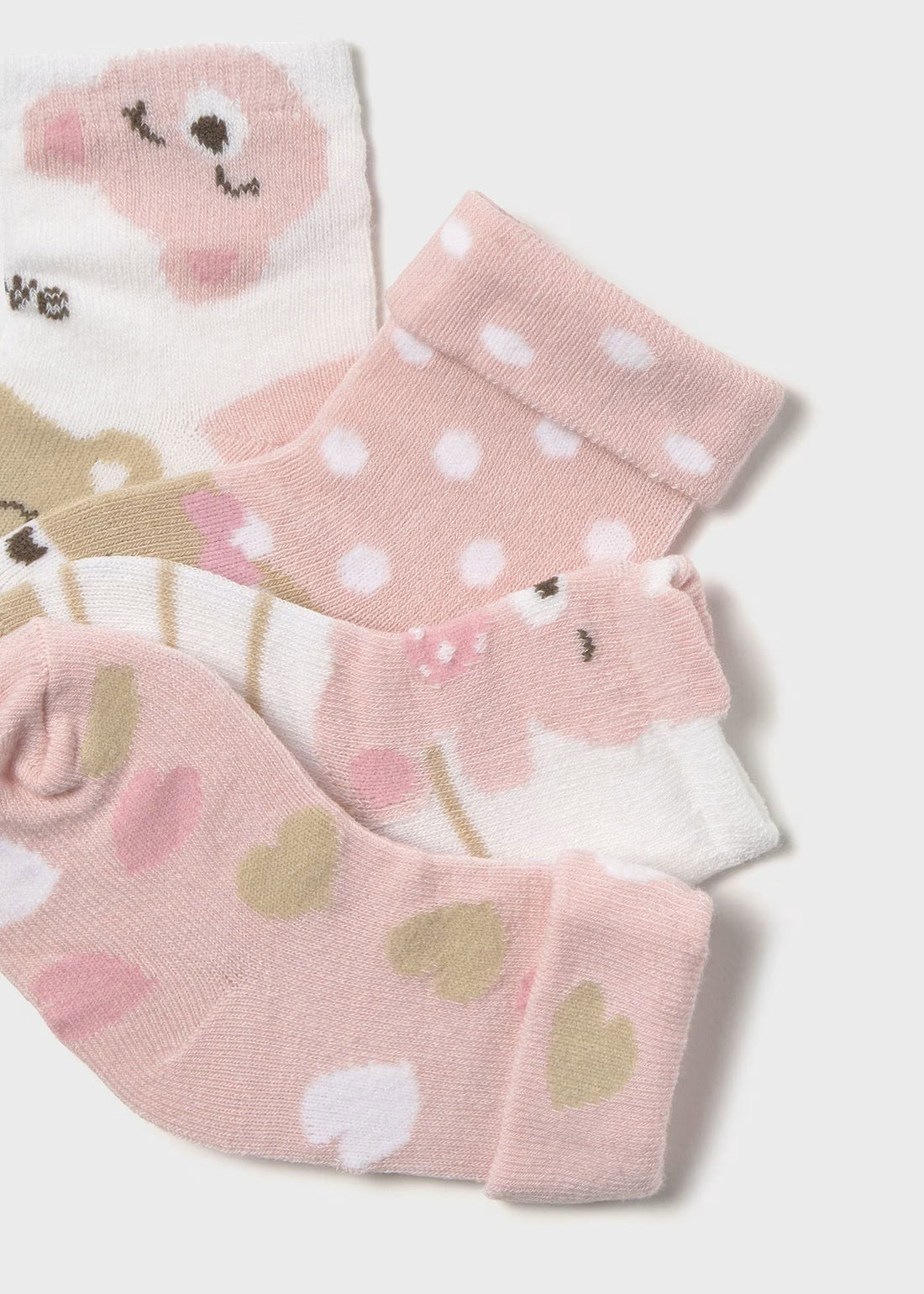 Pack 4 Calcetines Rosa Newborn