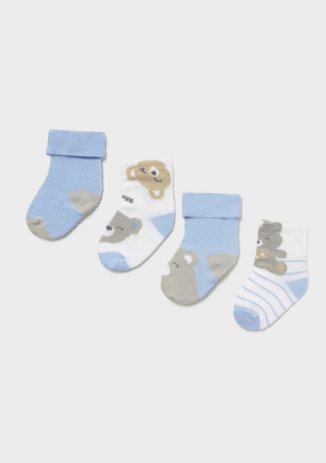 Pack 4 Calcetines Celeste Newborn