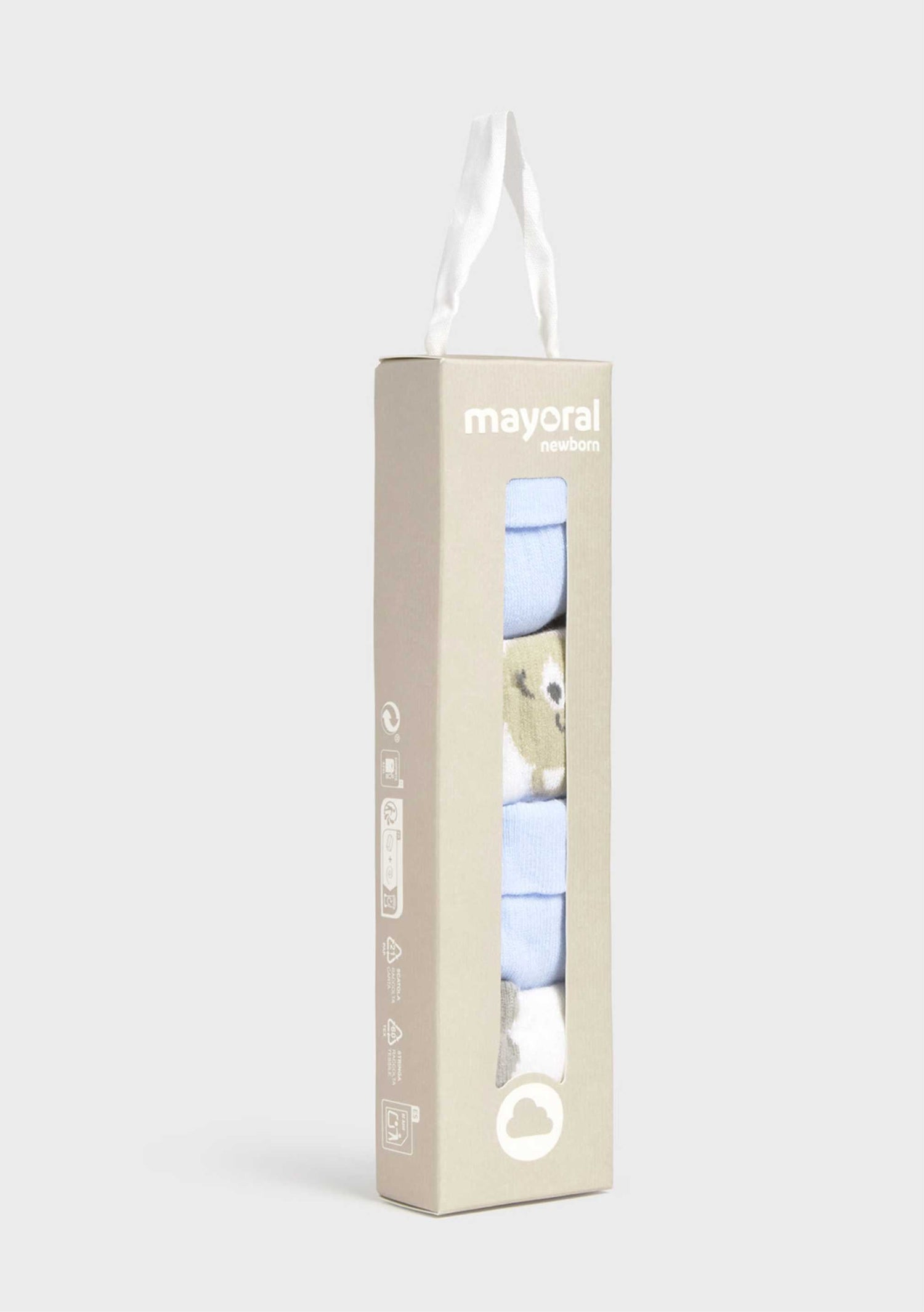 Pack 4 Calcetines Celeste Newborn