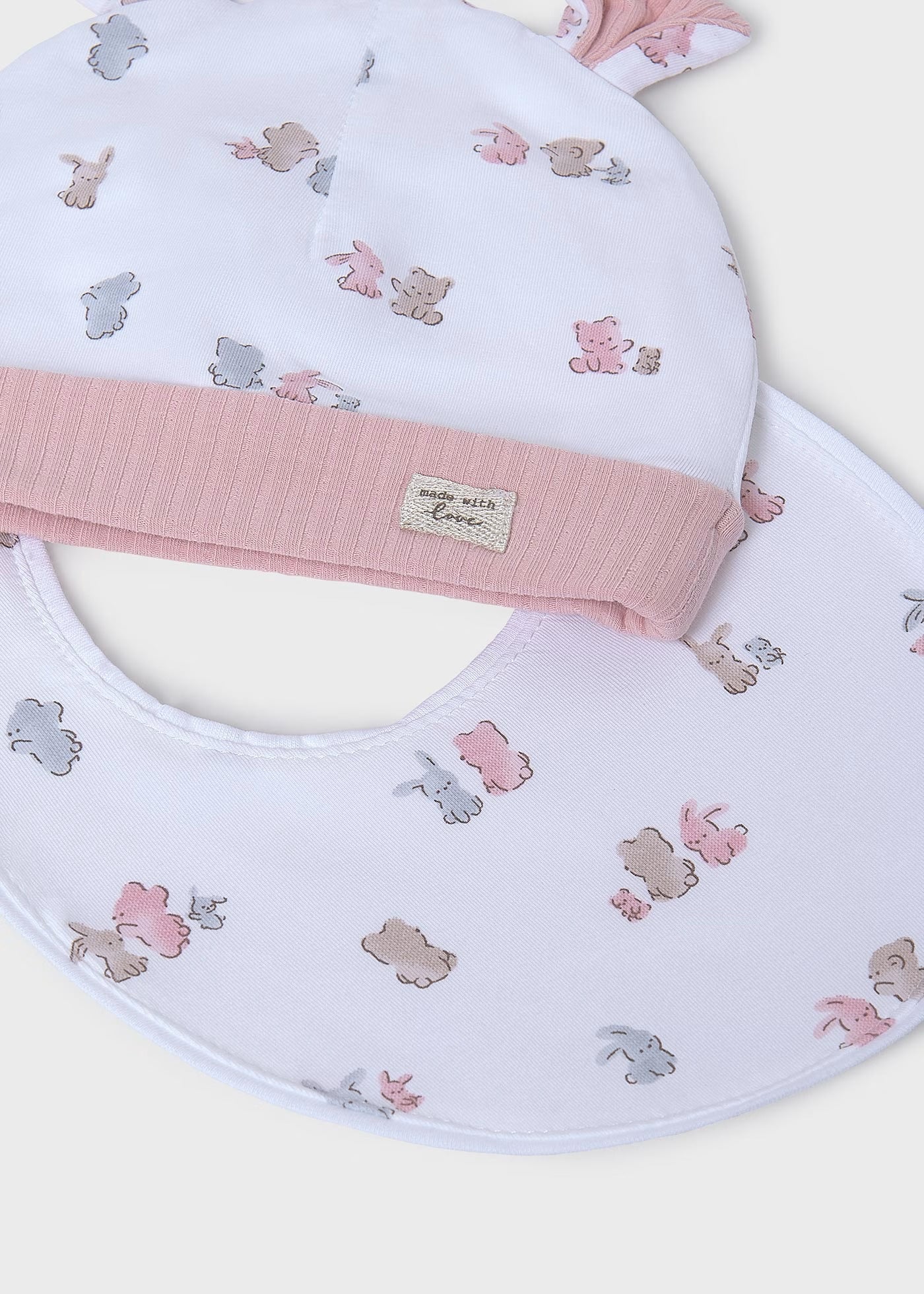 Primera Muda 3 Piezas Pijama Rosa