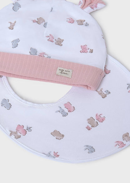 Primera Muda 3 Piezas Pijama Rosa