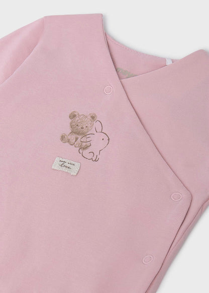 Primera Muda 3 Piezas Pijama Rosa