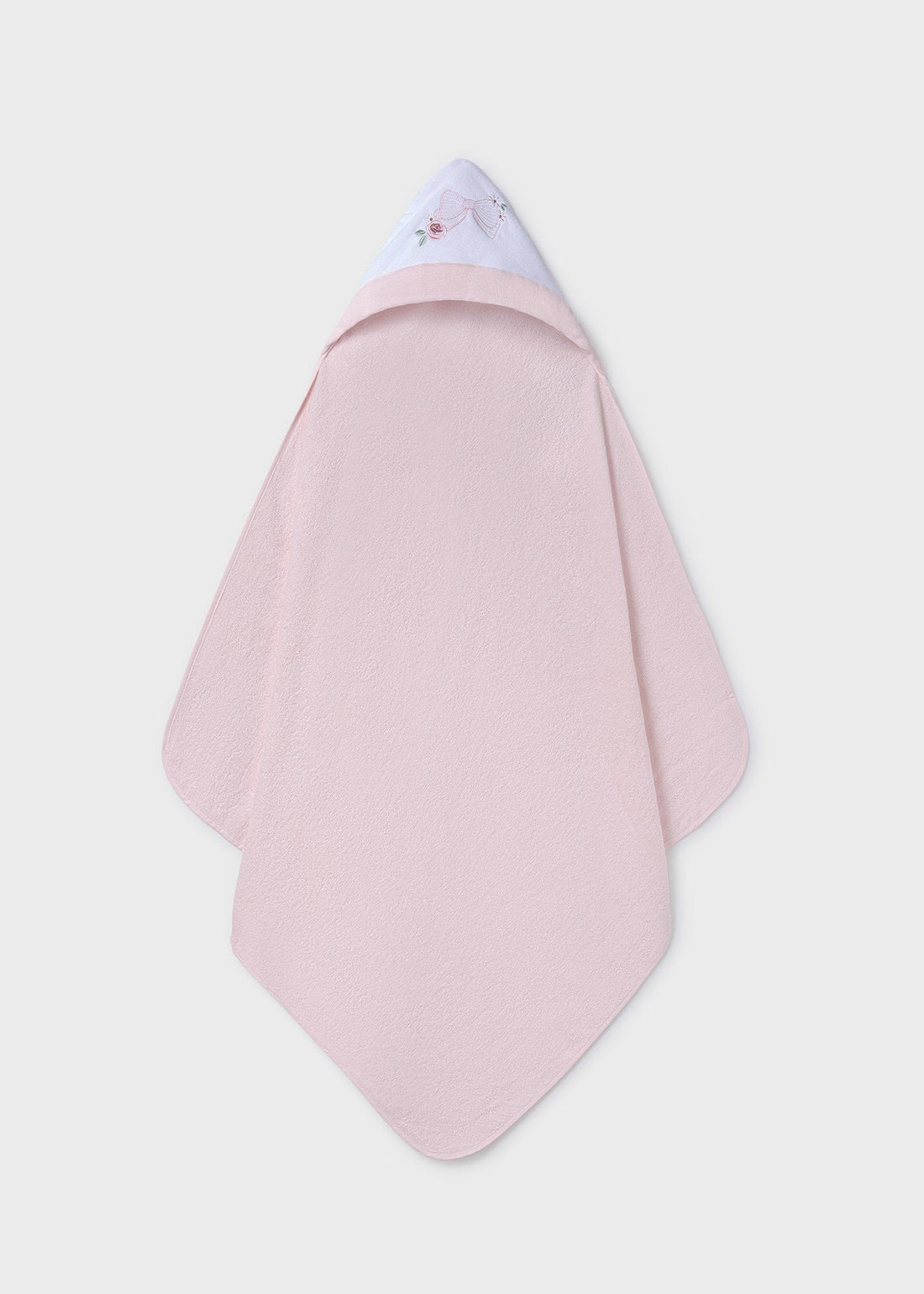Toalla Capa Algodón Rosa Newborn