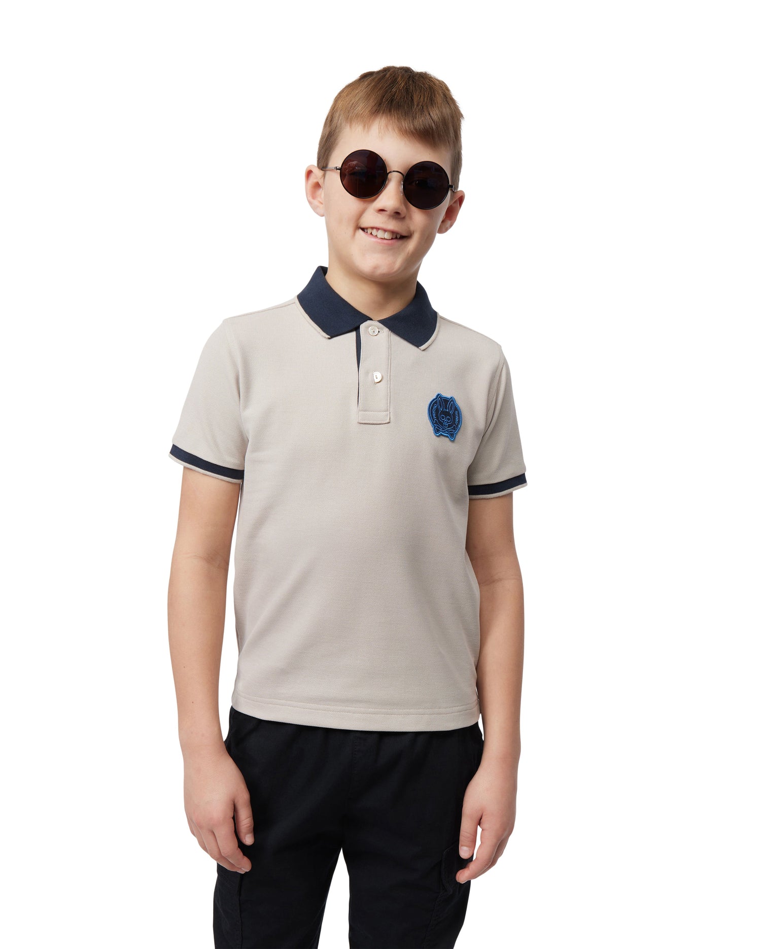 Polo Switzer Piqué Cuello Contraste Niños