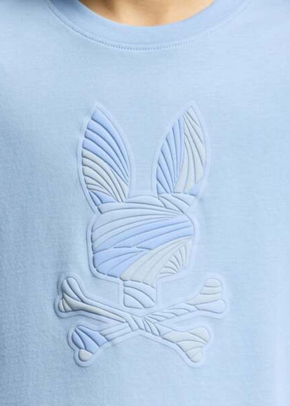 Camiseta Grafica Baxter Algodón Azul Claro