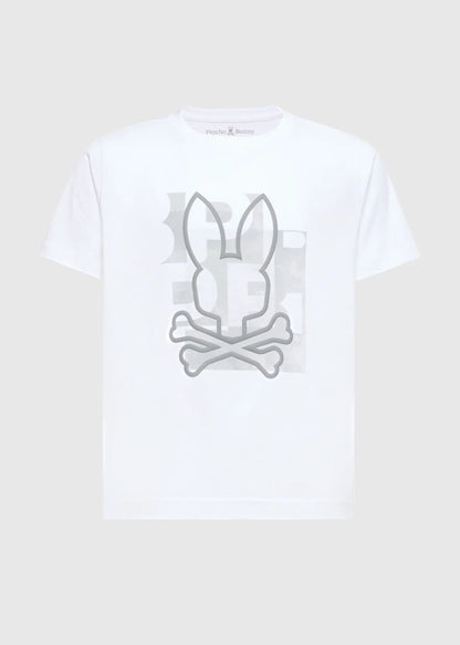 Camiseta Gráfica Zealand Algodón Blanco