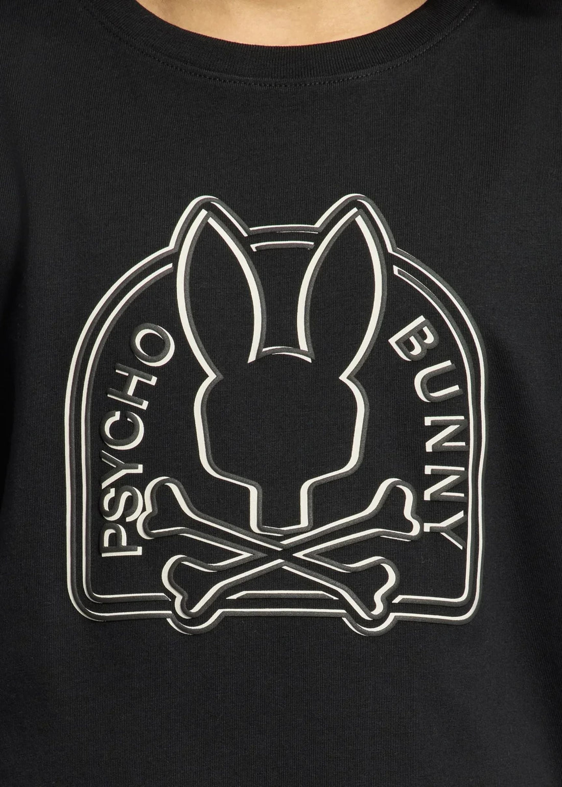 Camiseta Grafica Melbourne Algodón Negro
