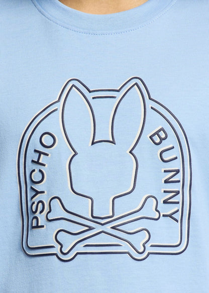 Camiseta Grafica Melbourne Algodón Azul Claro