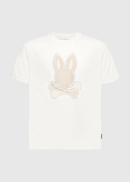 Camiseta Bordada New Castle Algodón Crudo