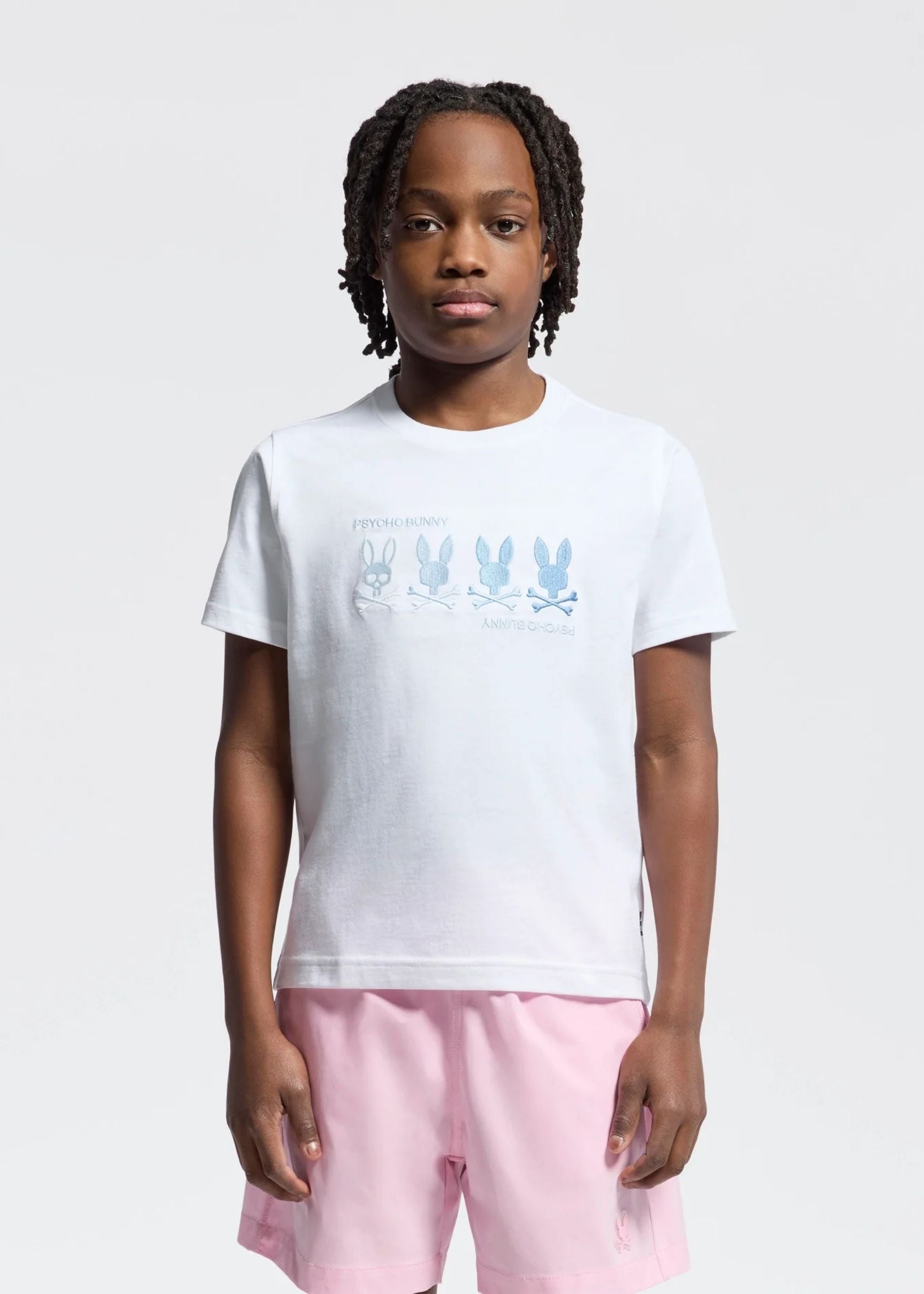 Camiseta Bordada Oceania Algodón Blanco
