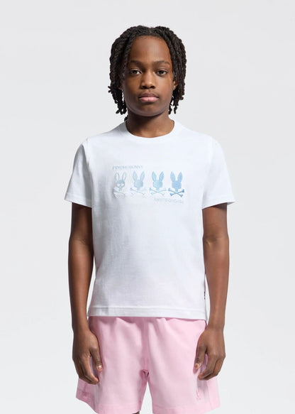 Camiseta Bordada Oceania Algodón Blanco