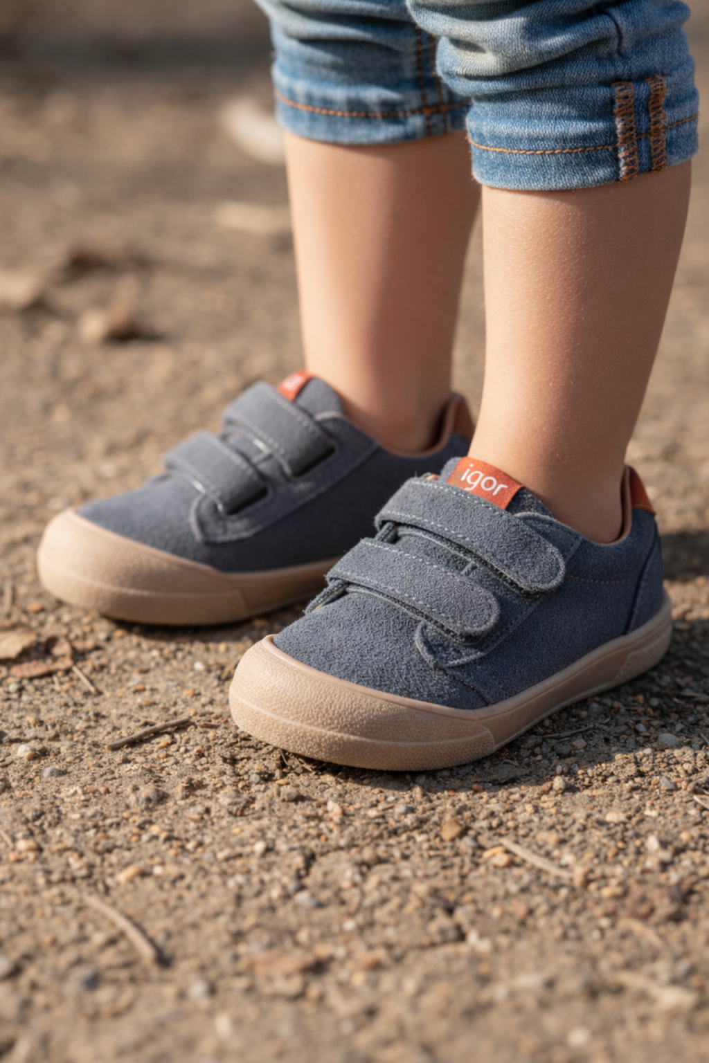 Tenis Suede Gris Azulado