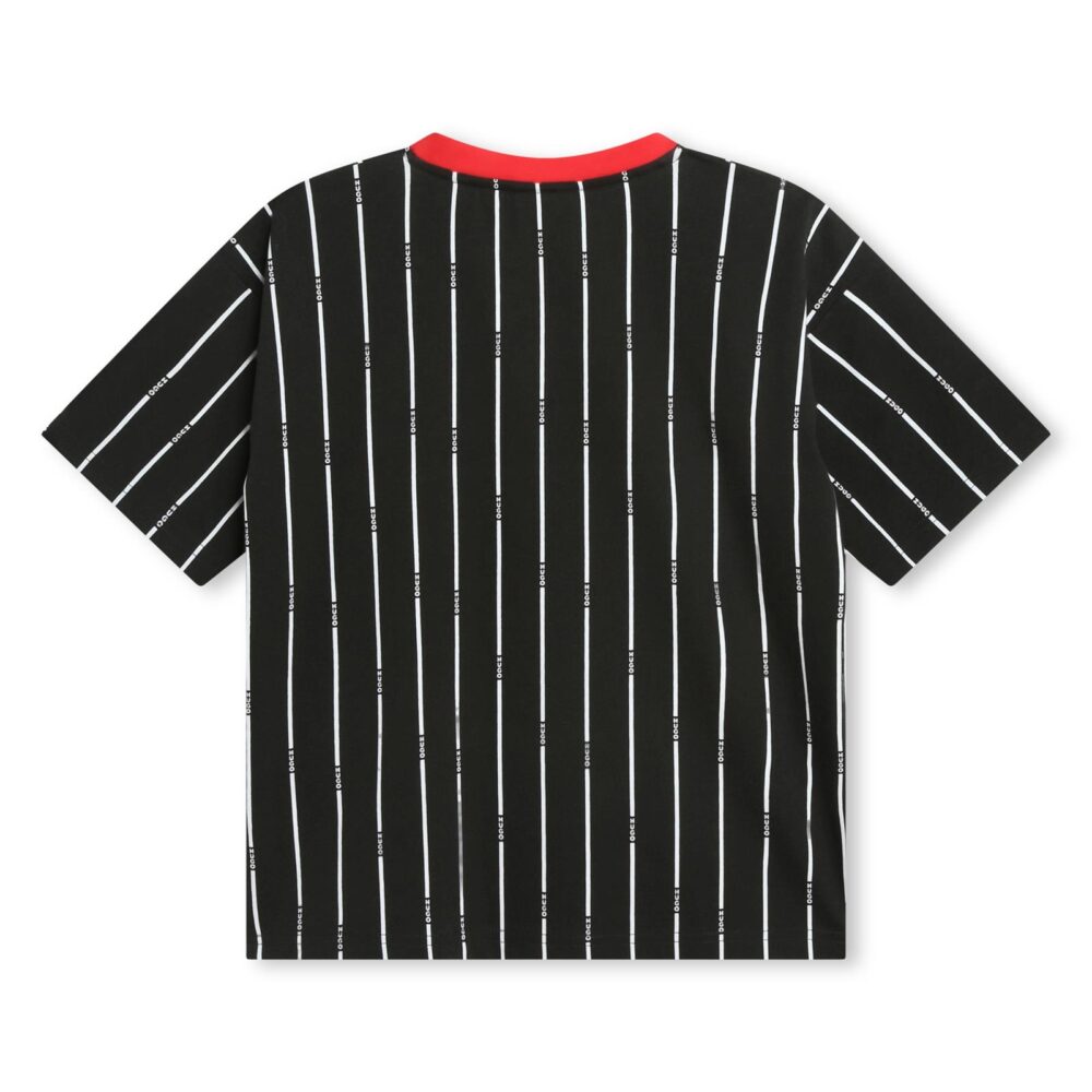 Camiseta Negra Estampada Niño