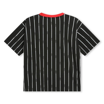 Camiseta Negra Estampada Niño