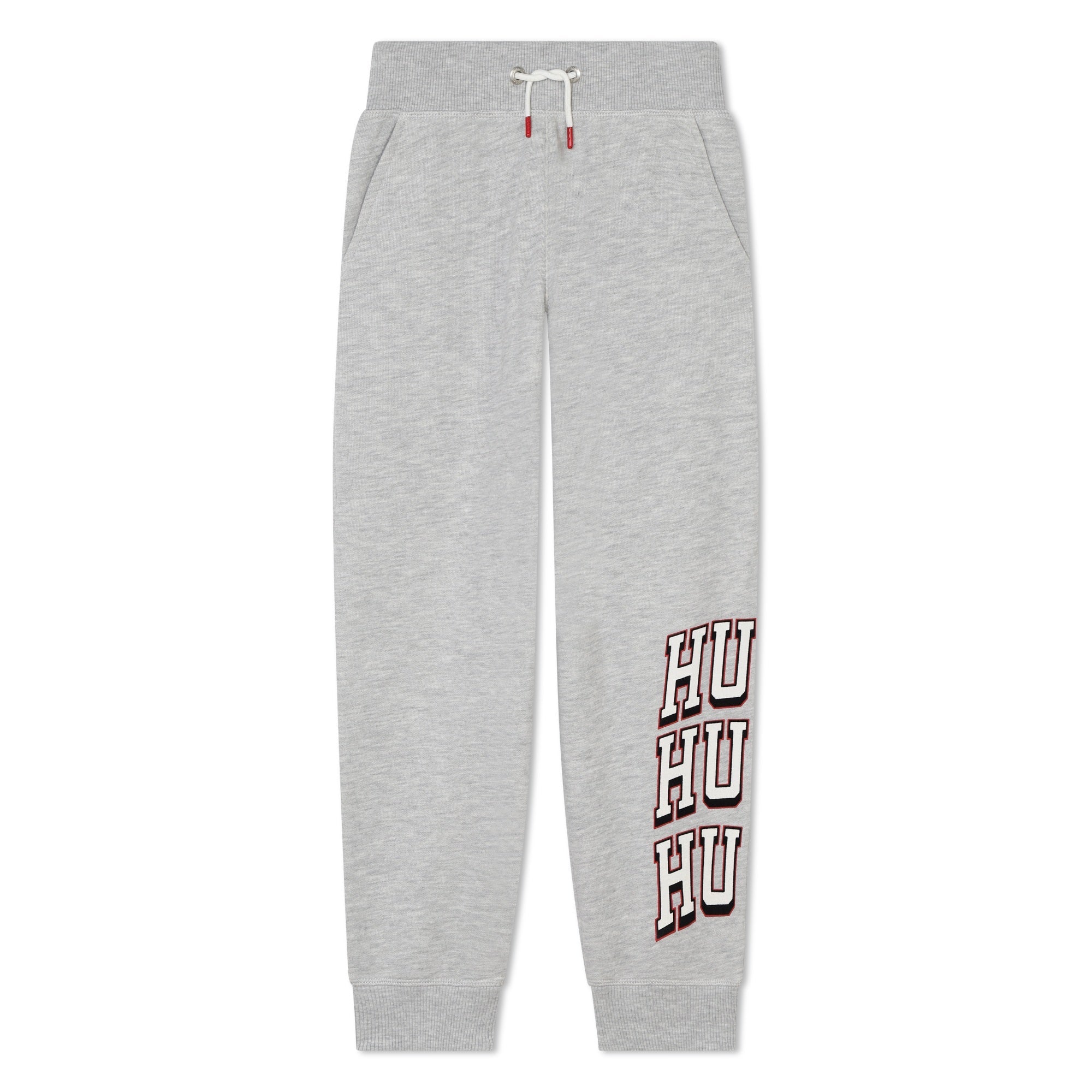 Pantalón Jogger Gris Estampado Fantasía