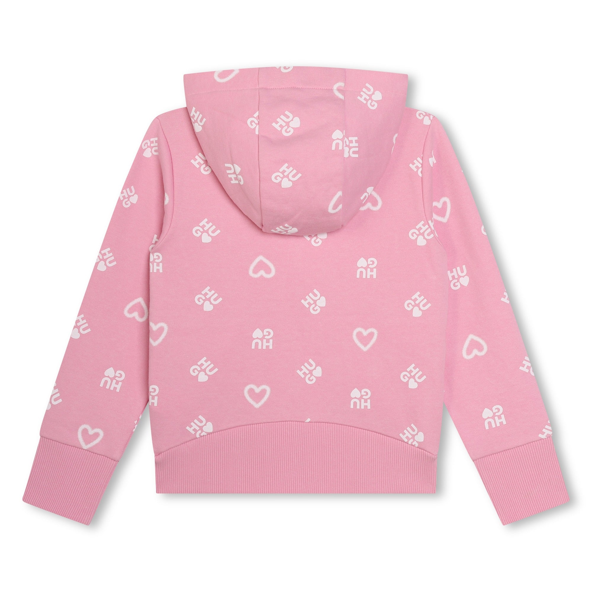 Cardigan Rosado Estampado Niña