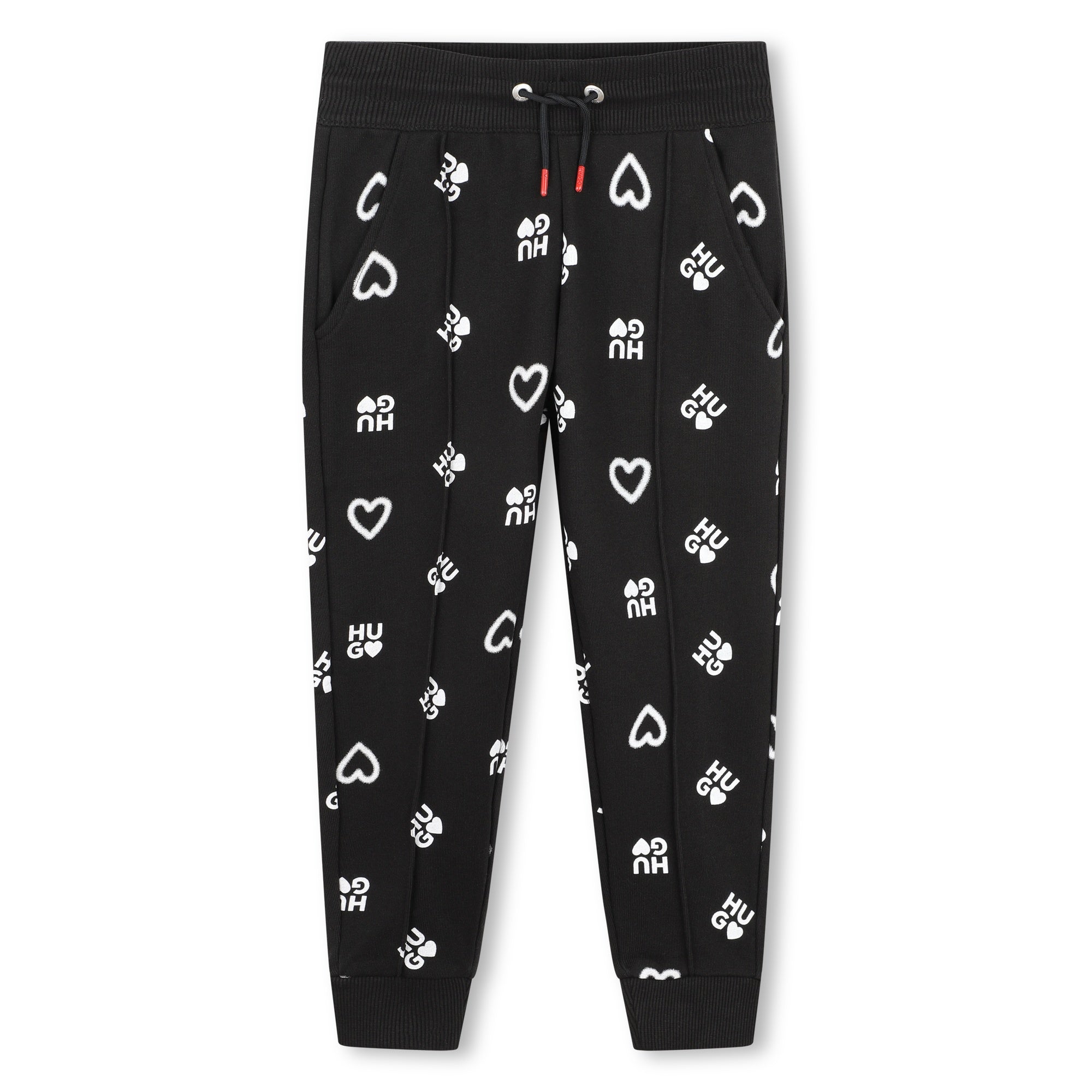 Jogger Negro Estampado Niña