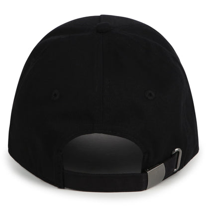 Gorra Negra Algodón Hugo