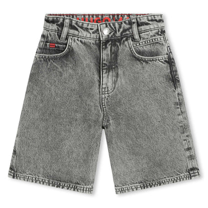 Bermuda Denim Gris Unisex