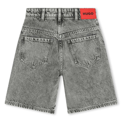 Bermuda Denim Gris Unisex